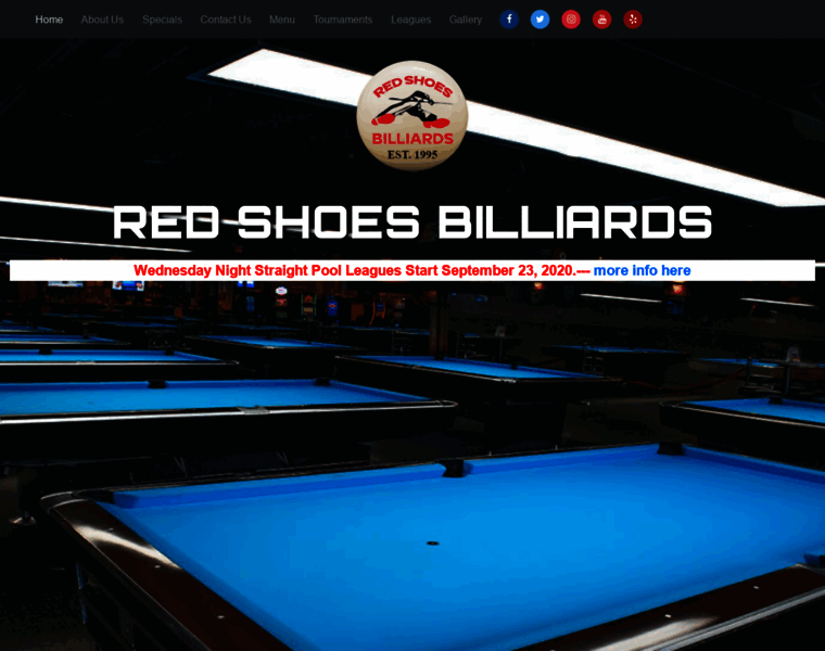 Redshoesbilliards.com thumbnail