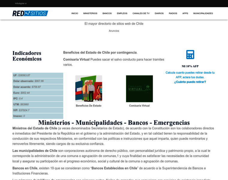 Redsitios.cl thumbnail