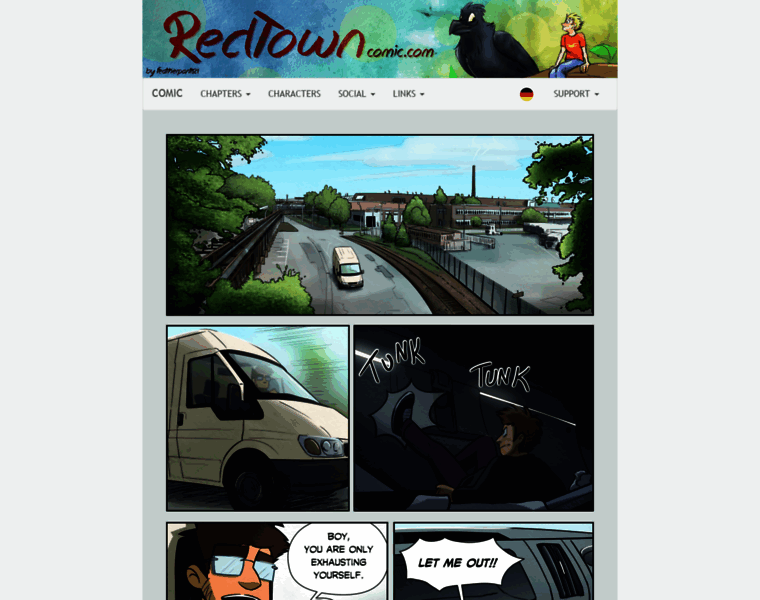 Redtowncomic.com thumbnail