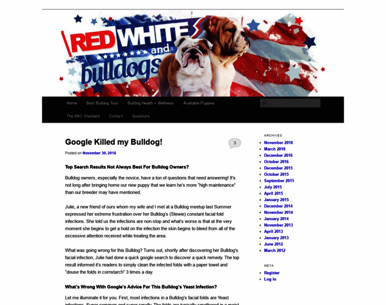Redwhiteandbulldogs.com thumbnail