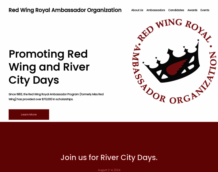 Redwingroyalambassadors.org thumbnail