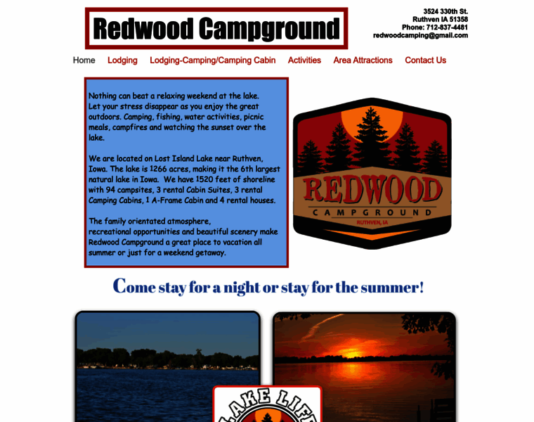 Redwoodcampground.com thumbnail