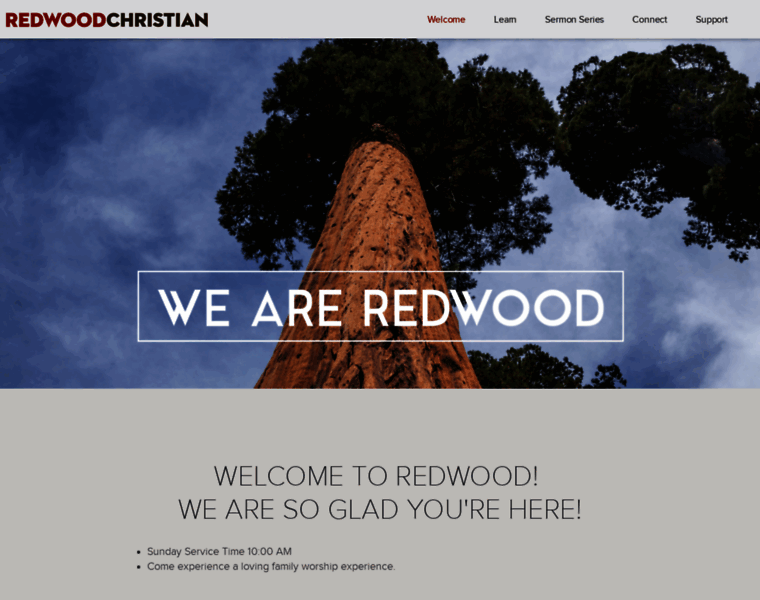 Redwoodchristian.org thumbnail