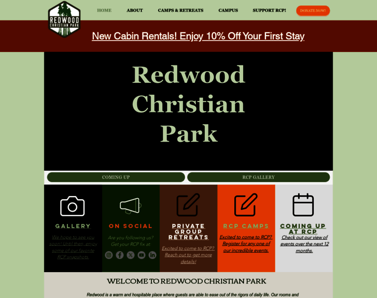 Redwoodchristianpark.com thumbnail