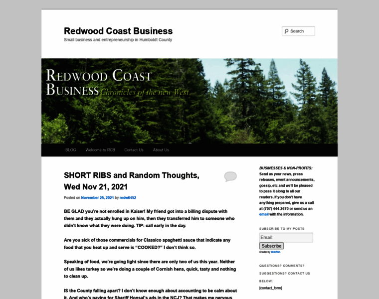 Redwoodcoastbiz.com thumbnail