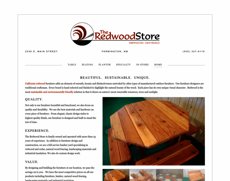 Redwoodstore.com thumbnail