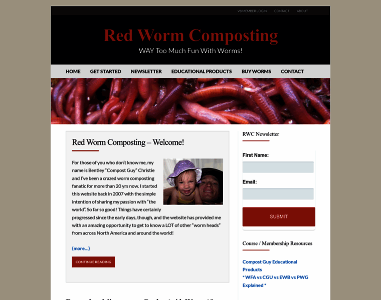 Redwormcomposting.com thumbnail