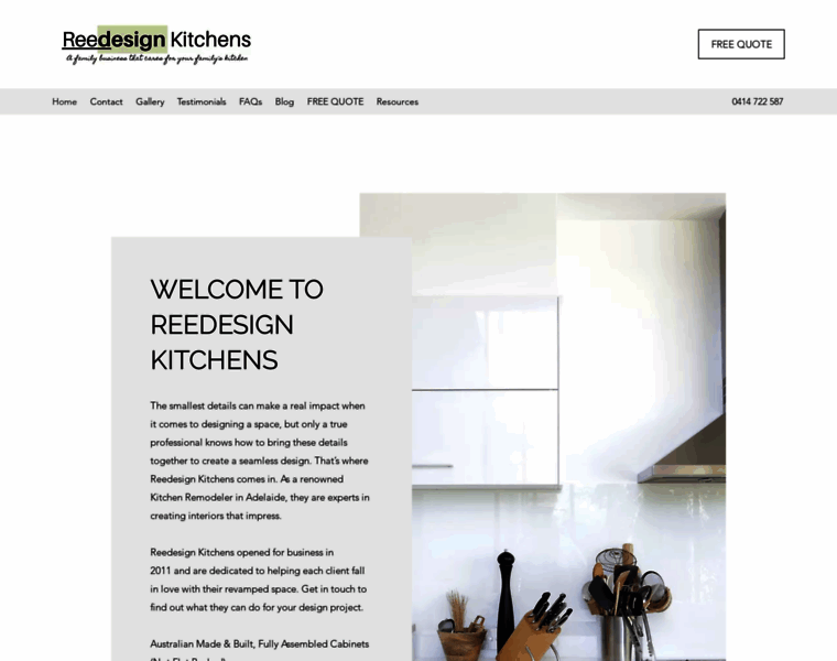 Reedesignkitchens.com.au thumbnail