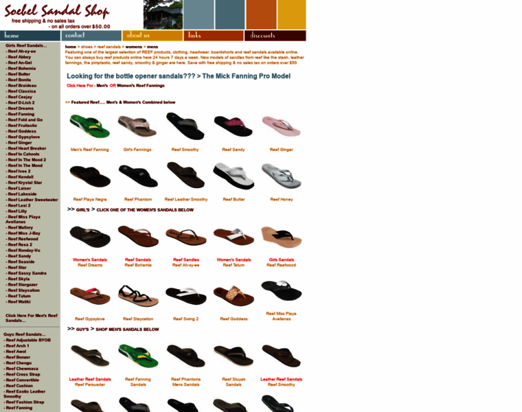Reef-sandals-online.com thumbnail