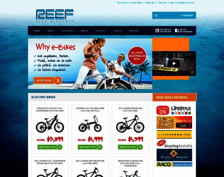 Reefbikes.com.au thumbnail