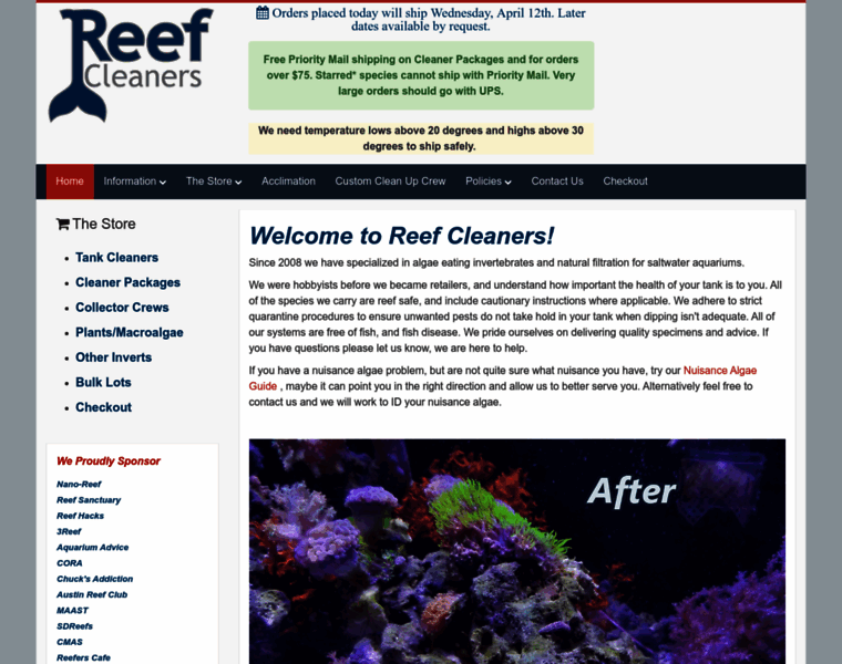 Reefcleaners.org thumbnail