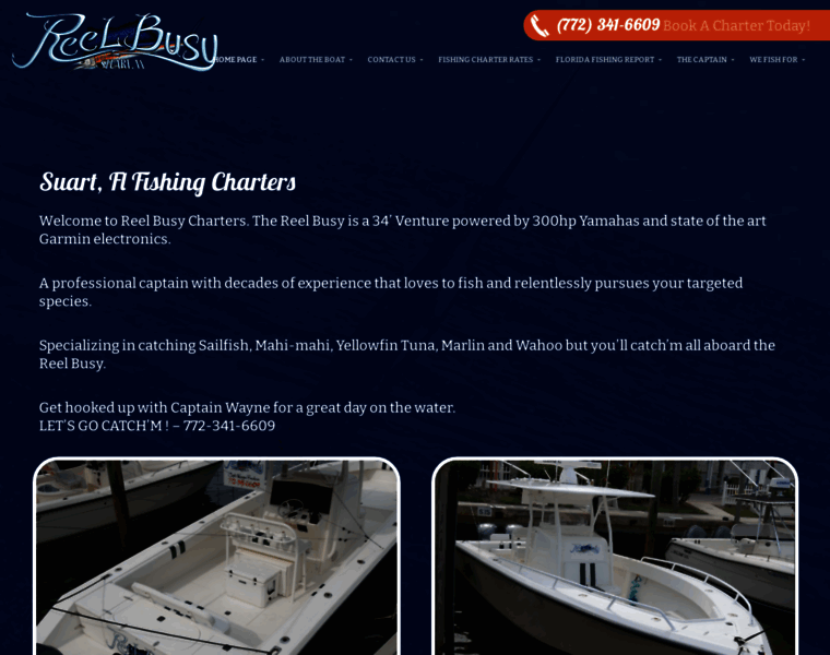 Reelbusycharters.com thumbnail