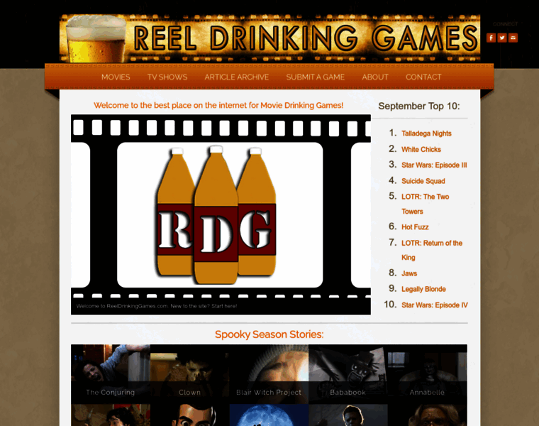 Reeldrinkinggames.com thumbnail