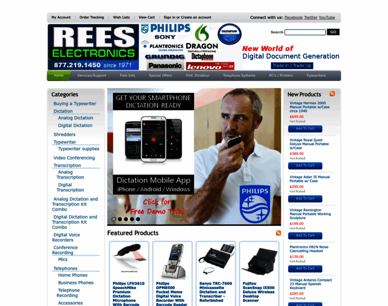 Reeselectronics.com thumbnail