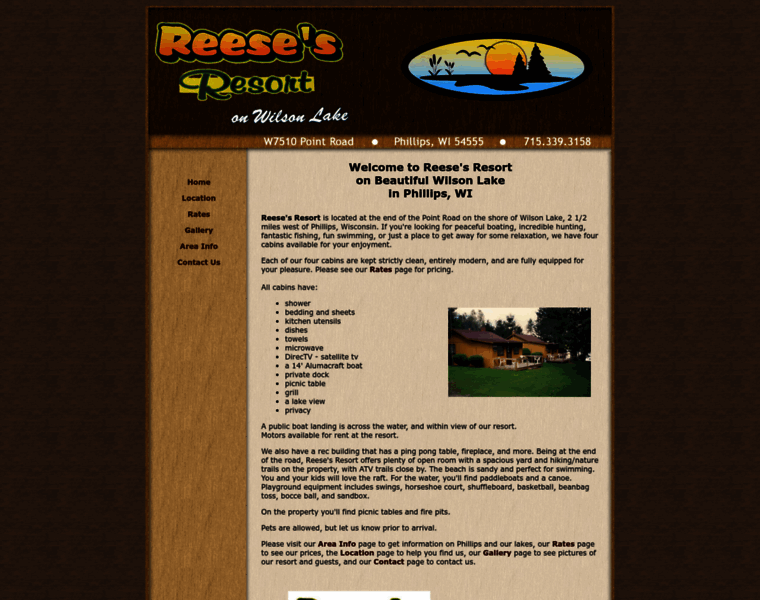 Reesesresort.com thumbnail