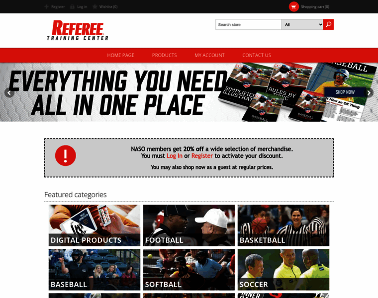 Refereetrainingcenter.com thumbnail