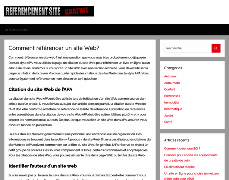 Referencement-gratuit-site.fr thumbnail