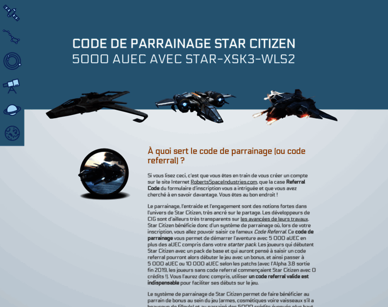 Referral-code-starcitizen.fr thumbnail