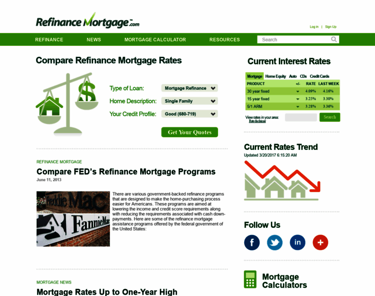 Refinancemortgage.com thumbnail