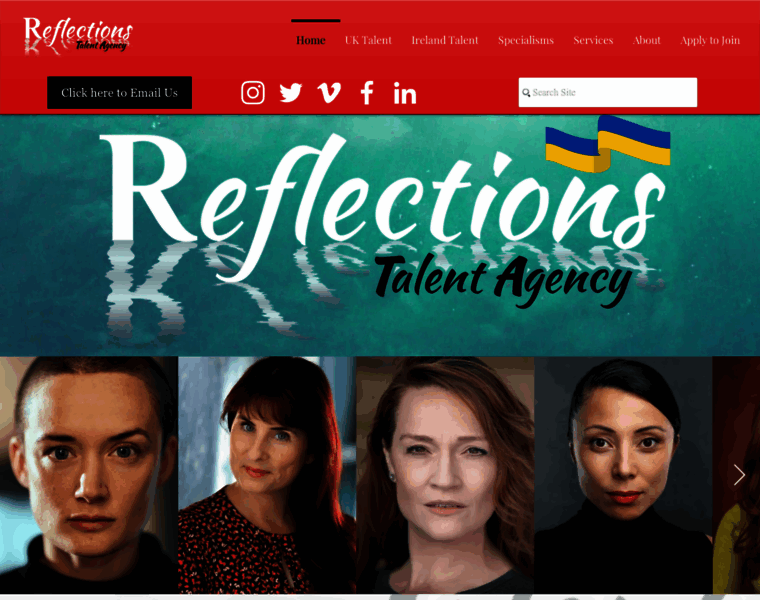 Reflectionstalentagency.co.uk thumbnail