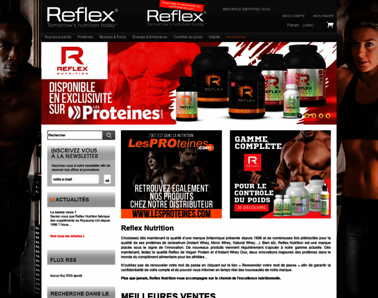 Reflex-nutrition.fr thumbnail