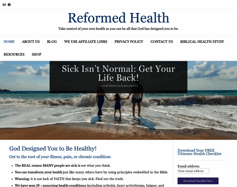 Reformedhealth.net thumbnail