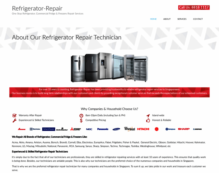 Refrigerator-repair.com.sg thumbnail