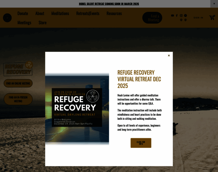 Refugerecovery.org thumbnail