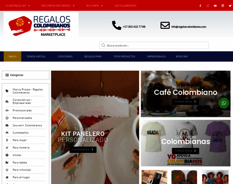 Regaloscolombianos.com thumbnail