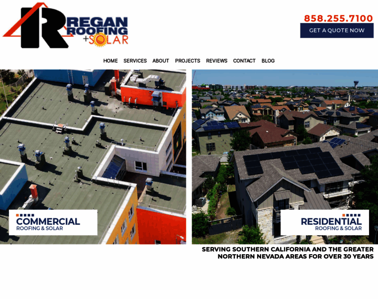 Regan-roofing.com thumbnail