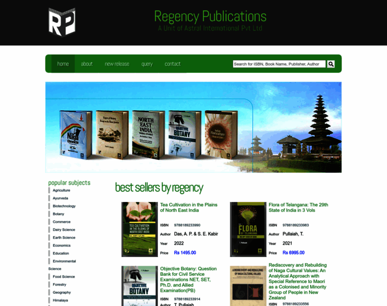 Regencybooks.com thumbnail