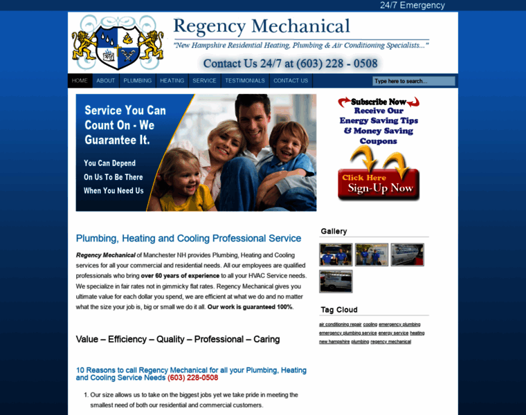 Regencymechanical.net thumbnail