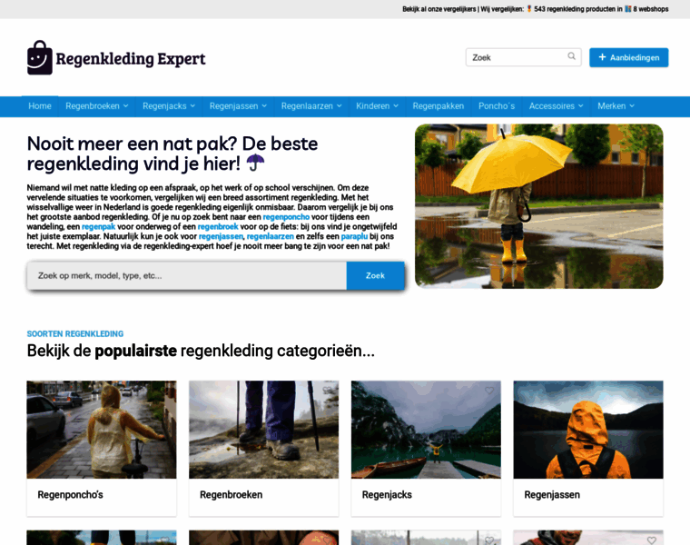 Regenkleding-expert.nl thumbnail