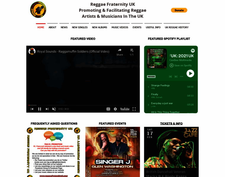 Reggaefraternityuk.com thumbnail