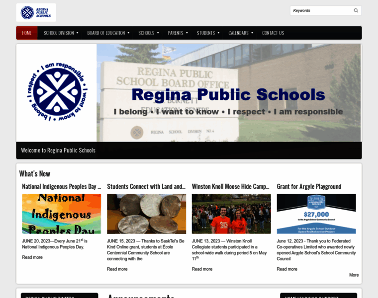 Reginapublicschools.ca thumbnail