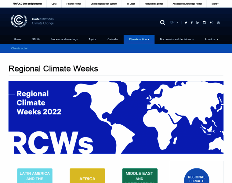 Regionalclimateweeks.org thumbnail