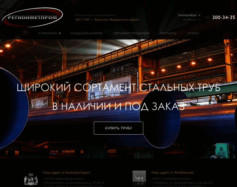 Regionmetprom.ru thumbnail