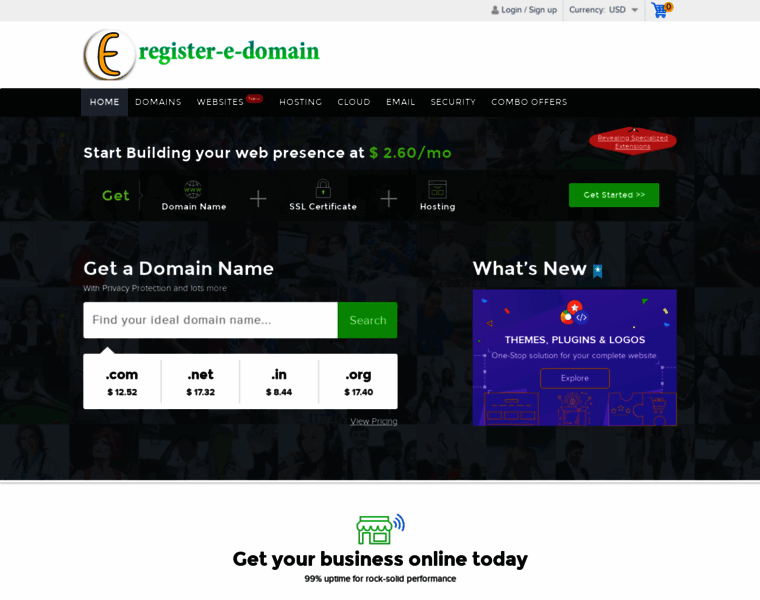 Register-e-domain.com thumbnail