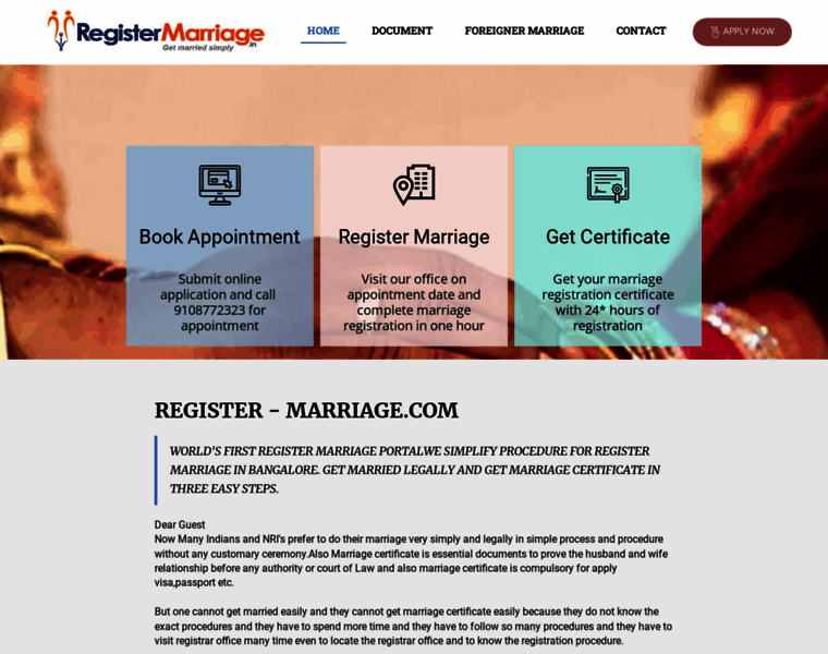 Register-marriage.com thumbnail