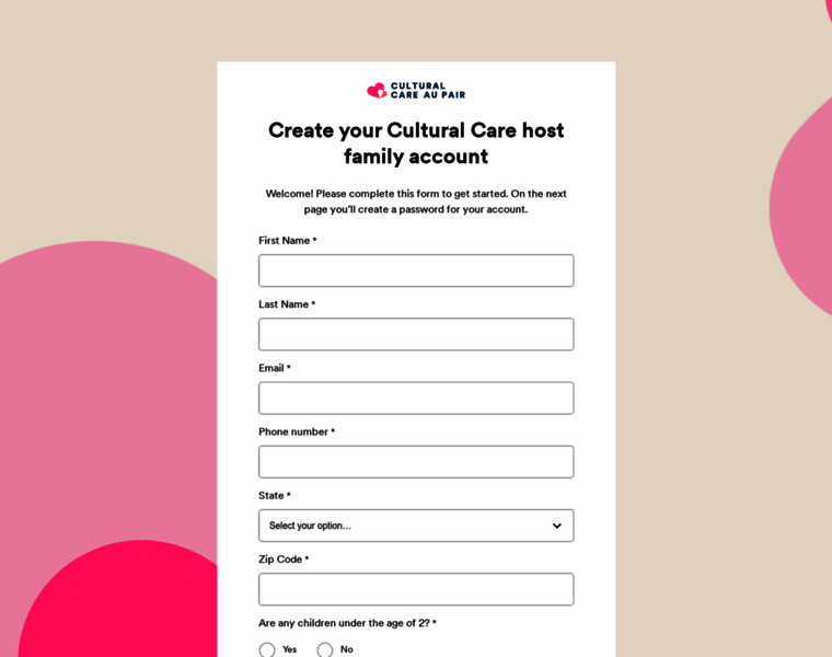 Register.culturalcare.com thumbnail