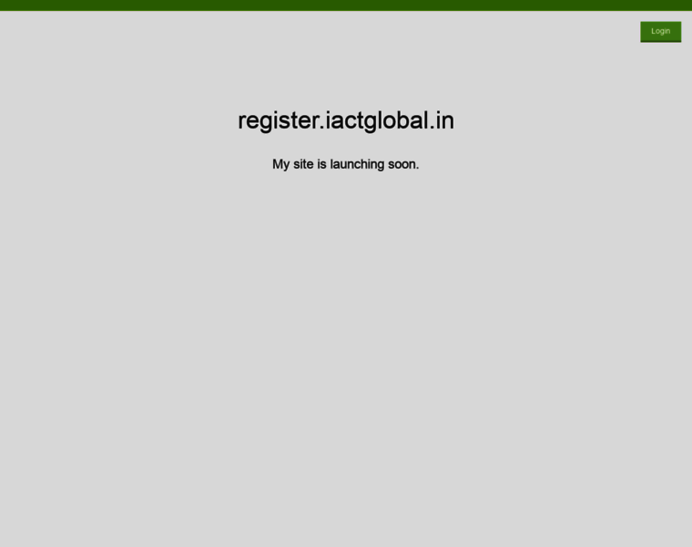 Register.iactglobal.in thumbnail
