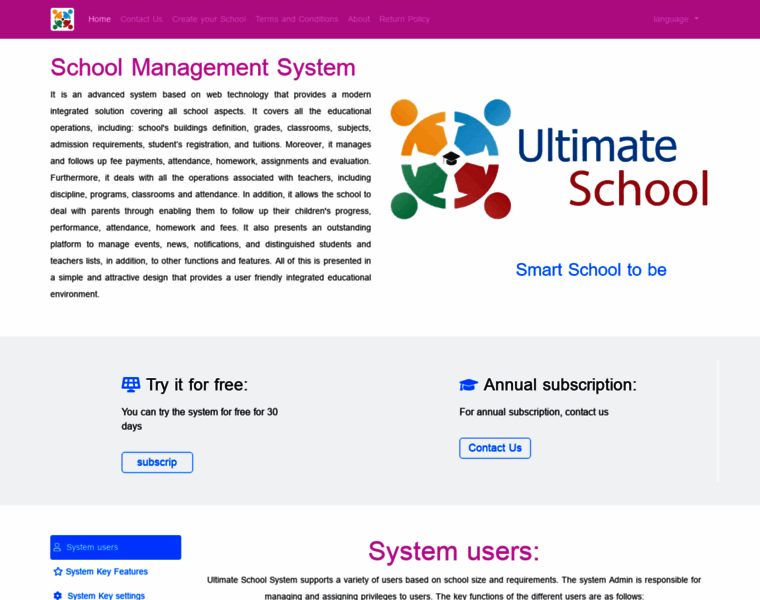 Register.ultimateschoolsys.com thumbnail