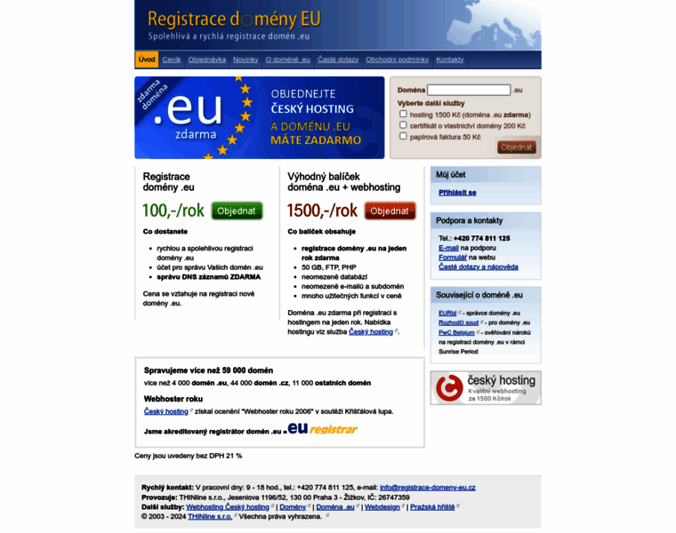 Registrace-domeny-eu.cz thumbnail