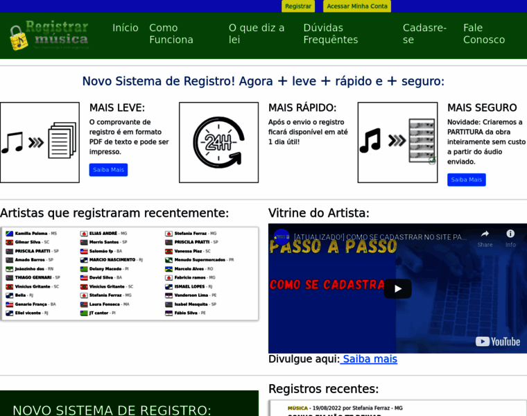 Registrarmusica.com.br thumbnail