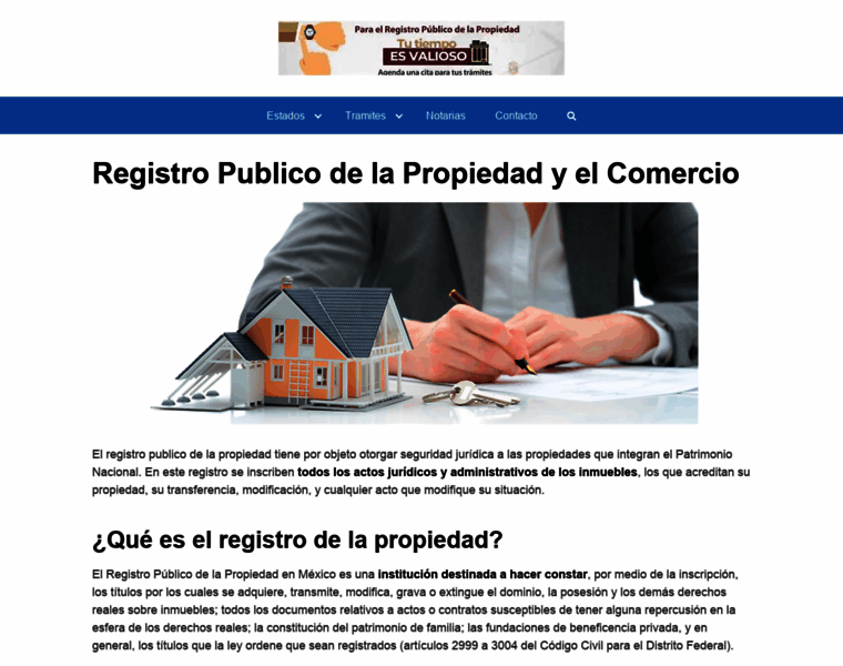 Registrodepropiedad.com.mx thumbnail