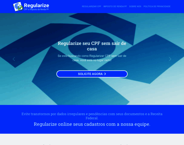 Regularizecpf-irpf.com.br thumbnail