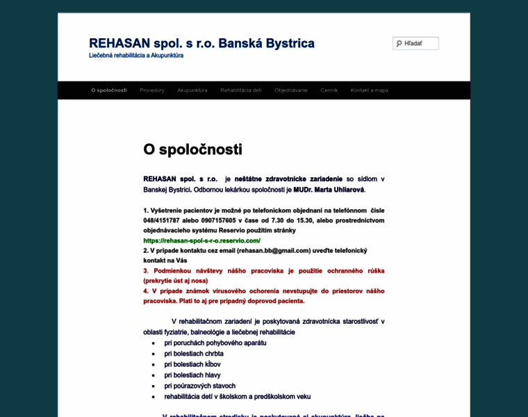 Rehabilitacia-rehasan.sk thumbnail