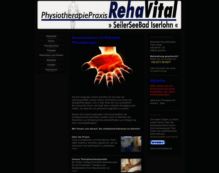 Rehavital-physiotherapie.de thumbnail