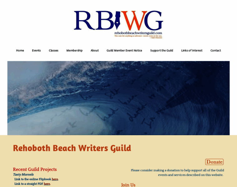 Rehobothbeachwritersguild.com thumbnail