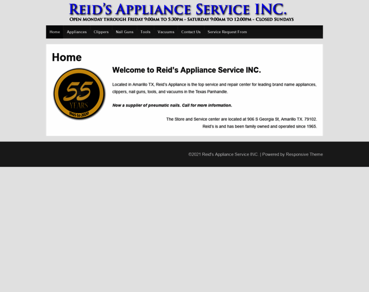 Reidsapplianceservice.com thumbnail